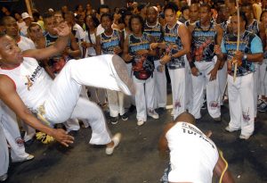 Capoeira en Salvador da Bahía.