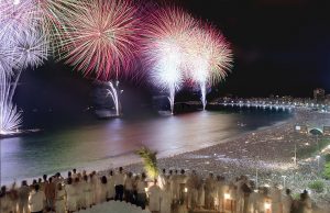 Año nuevo en la playa Copacabana