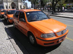 Taxi en Curitiba, Brasil