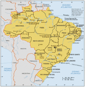 Mapa Político de Brasil