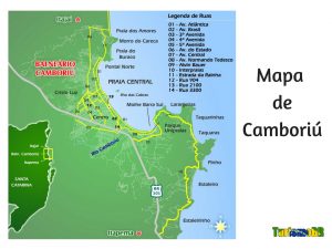 Mapa de Camboriú