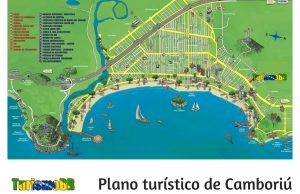 Mapa Turistico De Camboriu Turismo Brasil