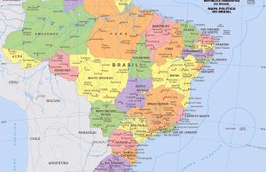 Mapa político de Brasil