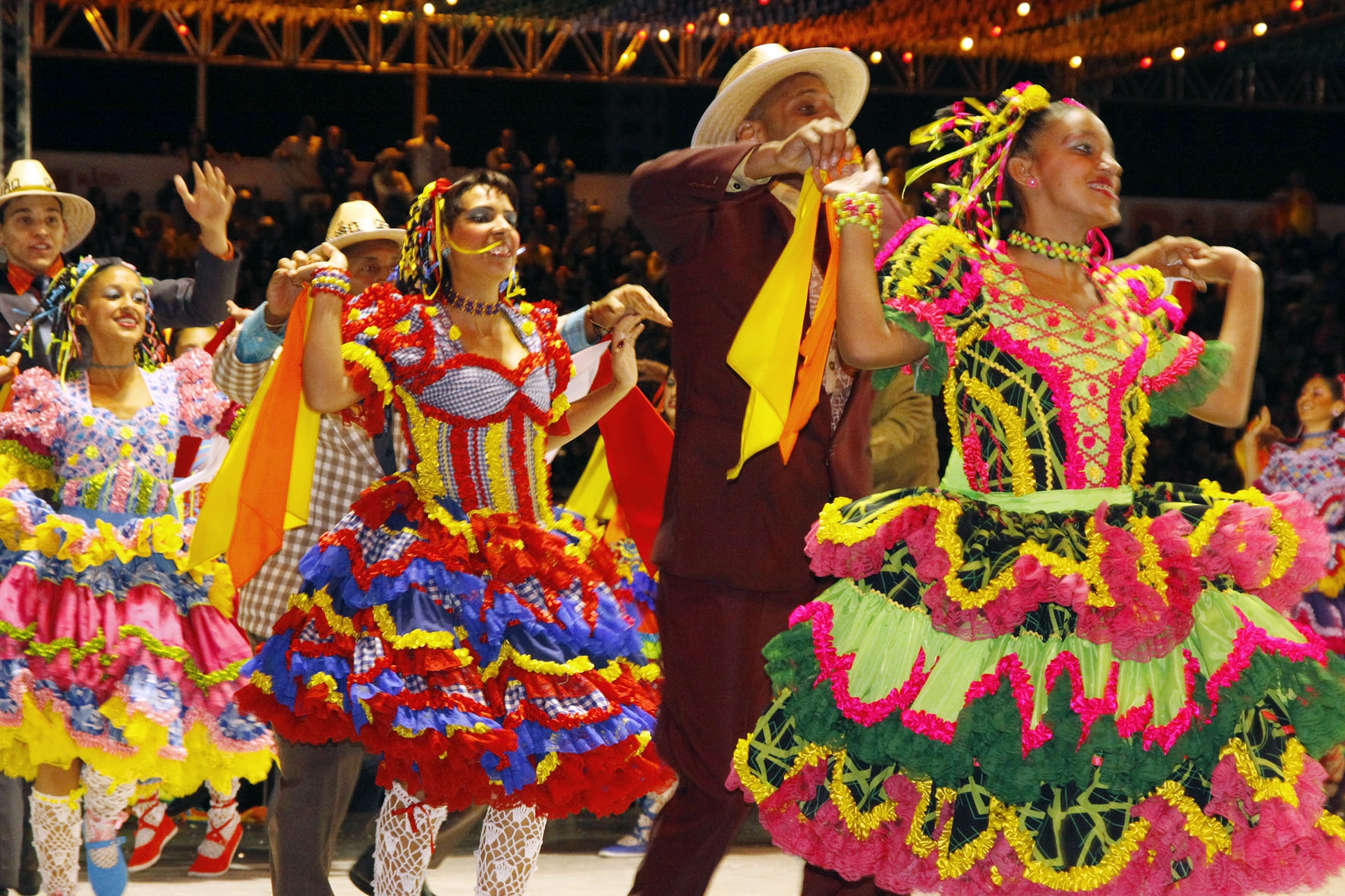 Trajes típicos de Paraíba y Pernambuco.